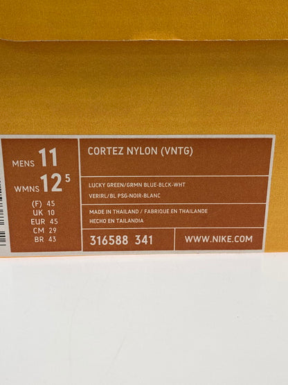 【中古品】【メンズ】 NIKE ナイキ CORTEZ NYLON（VNTG） 316588-341 コルテッツ ナイロン 靴 シューズ スニーカー SNEAKER 160-260427-KS-01-min サイズ：29cm US11 カラー：グリーン 万代Net店