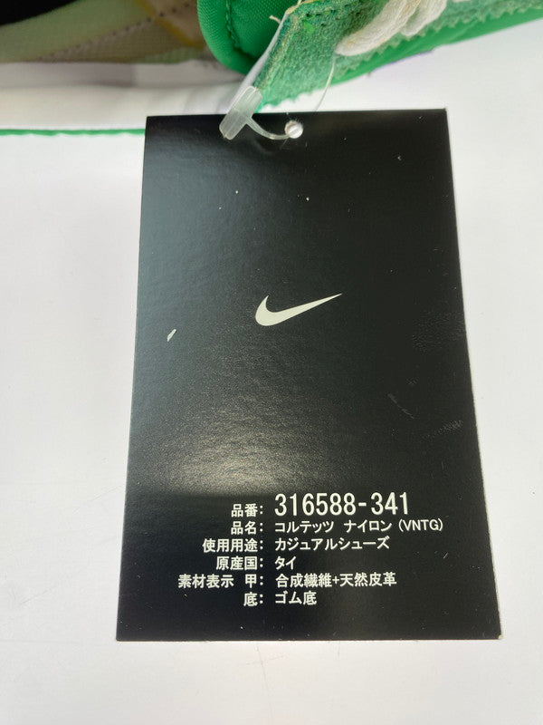 【中古品】【メンズ】 NIKE ナイキ CORTEZ NYLON（VNTG） 316588-341 コルテッツ ナイロン 靴 シューズ スニーカー SNEAKER 160-260427-KS-01-min サイズ：29cm US11 カラー：グリーン 万代Net店
