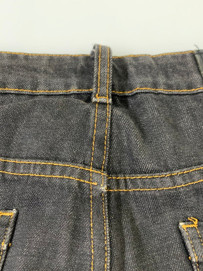 【中古品】【メンズ】 CASHRULES キャッシュルールズ DENIM PANTS デニムパンツ メンズ ボトムス ジーンズ ジーパン 153-260424-em-30-min サイズ：L カラー：インディゴブラック 万代Net店