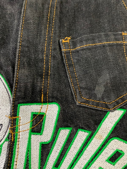 【中古品】【メンズ】 CASHRULES キャッシュルールズ DENIM PANTS デニムパンツ メンズ ボトムス ジーンズ ジーパン 153-260424-em-30-min サイズ：L カラー：インディゴブラック 万代Net店