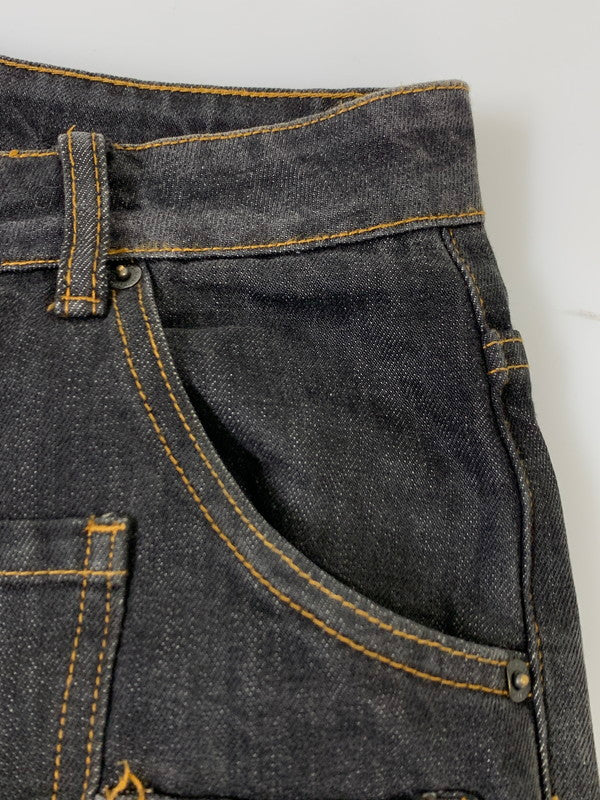【中古品】【メンズ】 CASHRULES キャッシュルールズ DENIM PANTS デニムパンツ メンズ ボトムス ジーンズ ジーパン 153-260424-em-30-min サイズ：L カラー：インディゴブラック 万代Net店
