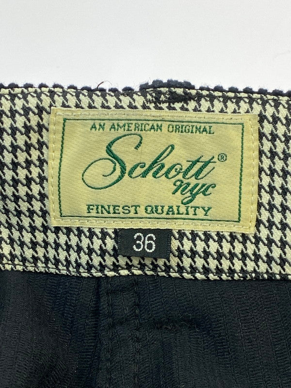【現状渡し品】【メンズ】 SCHOTT ショット コーデュロイパンツ メンズ ボトムス 156-260428-KS-33-min サイズ：36 カラー：ブラック 万代Net店