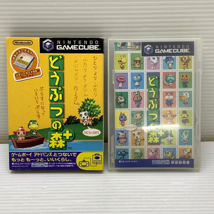【現状渡し品】 GC どうぶつの森+ ニンテンドー ゲームキューブ ゲームソフト レトロゲーム 023-260606-em-09-min 万代Net店