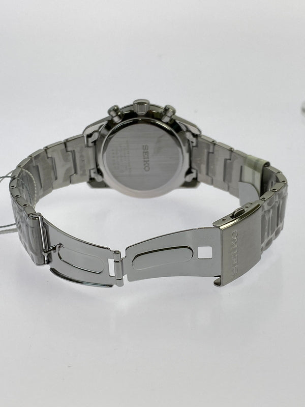 【中古美品】【メンズ】 SEIKO セイコー V175-0BJ0 SPIRIT SMART CHRONOGRAPH SOLAR 腕時計 197-260711-AS-51-min カラー：シルバー 万代Net店