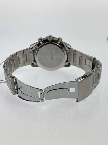 【中古美品】【メンズ】 SEIKO セイコー V175-0BJ0 SPIRIT SMART CHRONOGRAPH SOLAR 腕時計 197-260711-AS-51-min カラー：シルバー 万代Net店