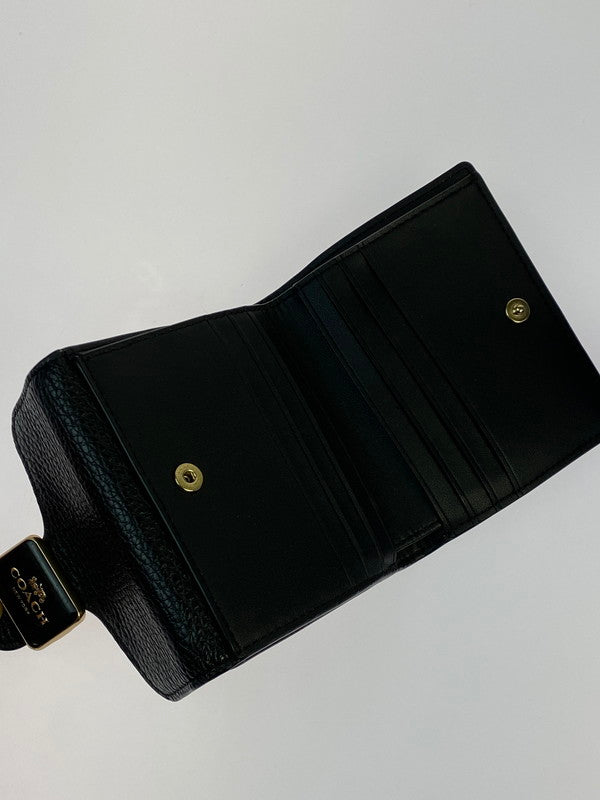 【中古品】【メンズ/レディース】 COACH コーチ PEPPER WALLET SIGNATURE CANVAS C7805 ペッパー ウォレット シグネチャー キャンバス 財布 181-260428-KS-02-min カラー：ブラウン/ブラック 万代Net店