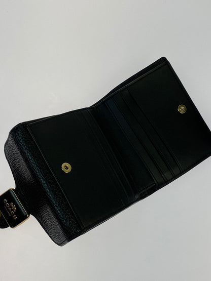 【中古品】【メンズ/レディース】 COACH コーチ PEPPER WALLET SIGNATURE CANVAS C7805 ペッパー ウォレット シグネチャー キャンバス 財布 181-260428-KS-02-min カラー：ブラウン/ブラック 万代Net店