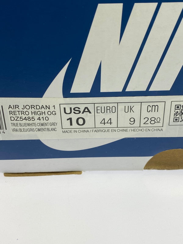 【中古品】【メンズ】 NIKE ナイキ AIR JORDAN １ RETORO HIGH OG DZ5485-410 エア ジョーダン ワン レトロ ハイ オージー 靴 シューズ スニーカー SNEAKER 160-260427-KS-16-min サイズ：28cm US10 カラー：ブルー/ホワイト 万代Net店