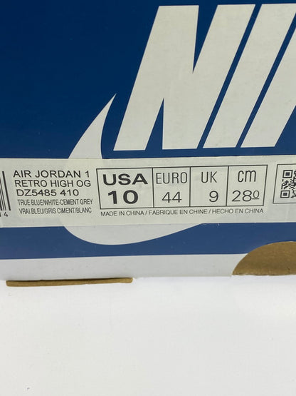 【中古品】【メンズ】 NIKE ナイキ AIR JORDAN １ RETORO HIGH OG DZ5485-410 エア ジョーダン ワン レトロ ハイ オージー 靴 シューズ スニーカー SNEAKER 160-260427-KS-16-min サイズ：28cm US10 カラー：ブルー/ホワイト 万代Net店