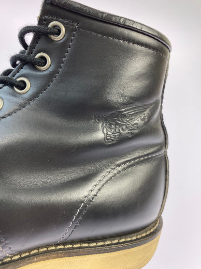 【中古品】【メンズ】 RED WING レッドウィング 01年製 IRISH SETTER 8130 アイリッシュセッター 靴 シューズ ブーツ 164-260427-KS-13-min サイズ：8 1/2 カラー：ブラック 万代Net店