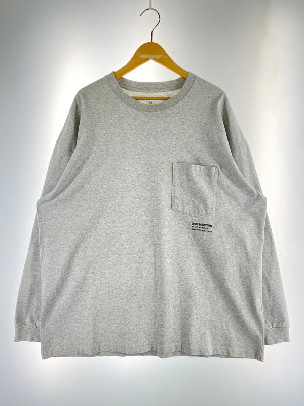 【中古品】【メンズ】 COOTIE クーティー ERROR FIT LS TEE 長袖Tシャツ ロングスリーブ 142-260711-AS-36-min サイズ：L カラー：グレー 万代Net店