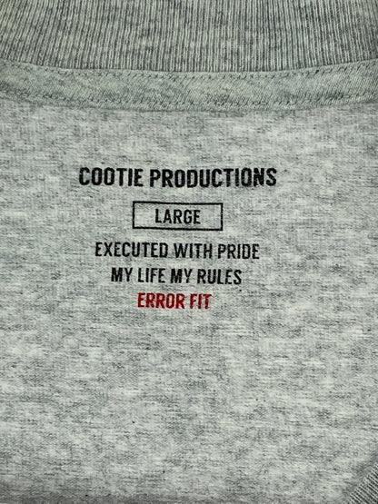 【中古品】【メンズ】 COOTIE クーティー ERROR FIT LS TEE 長袖Tシャツ ロングスリーブ 142-260711-AS-36-min サイズ：L カラー：グレー 万代Net店