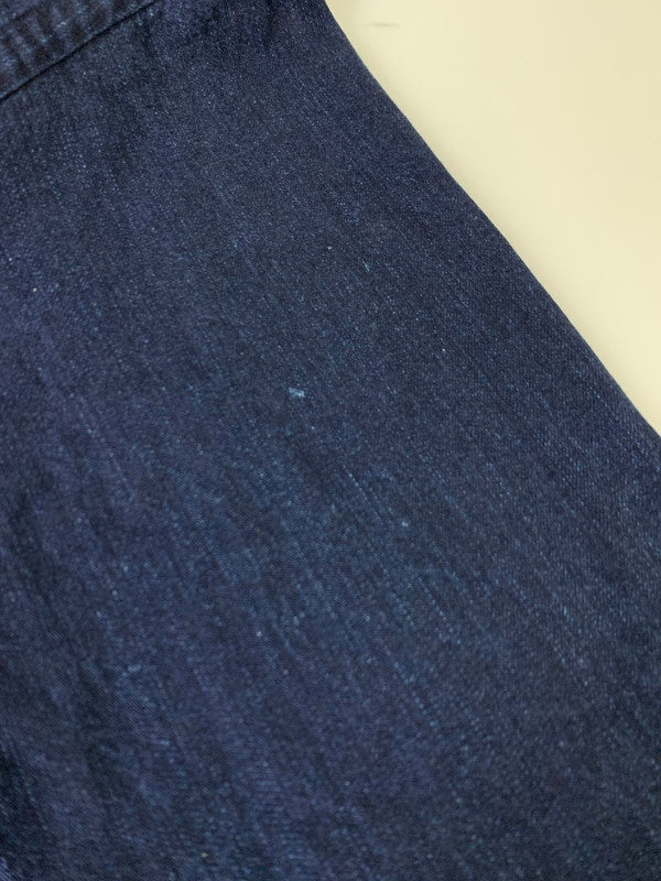 【中古品】【メンズ】 UNFIL アンフィル BAND COLOR DENIM SHIRT WZFL-UM204 バンドカラー デニムシャツ トップス 140-260425-SH-13-min サイズ：不明 カラー：インディゴ 万代Net店