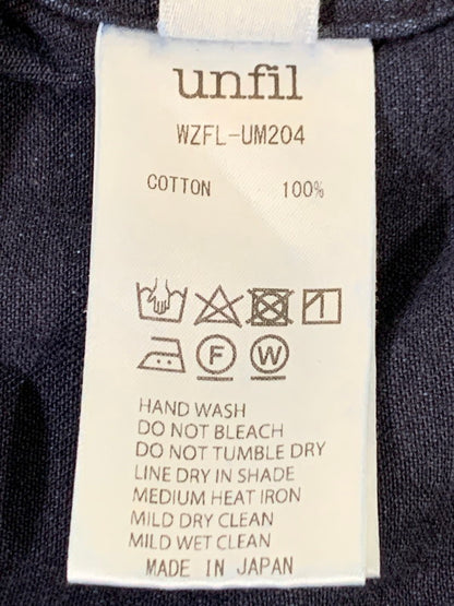 【中古品】【メンズ】 UNFIL アンフィル BAND COLOR DENIM SHIRT WZFL-UM204 バンドカラー デニムシャツ トップス 140-260425-SH-13-min サイズ：不明 カラー：インディゴ 万代Net店