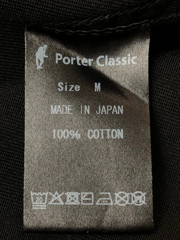 【中古品】【メンズ】 PORTER CLASSIC ポータークラシック PC-009-1485-10-04 GENE KELLY CHINO WIDE PANT ワイドパンツ ボトムス 151-260426-zi-02-min サイズ：M カラー：ブラック 万代Net店