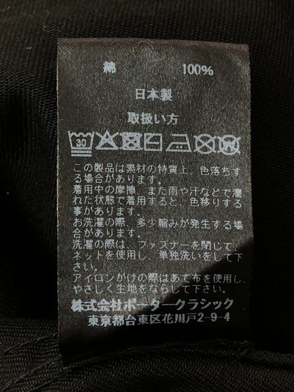 【中古品】【メンズ】 PORTER CLASSIC ポータークラシック PC-009-1485-10-04 GENE KELLY CHINO WIDE PANT ワイドパンツ ボトムス 151-260426-zi-02-min サイズ：M カラー：ブラック 万代Net店