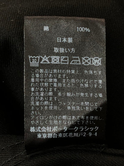 【中古品】【メンズ】 PORTER CLASSIC ポータークラシック PC-009-1485-10-04 GENE KELLY CHINO WIDE PANT ワイドパンツ ボトムス 151-260426-zi-02-min サイズ：M カラー：ブラック 万代Net店
