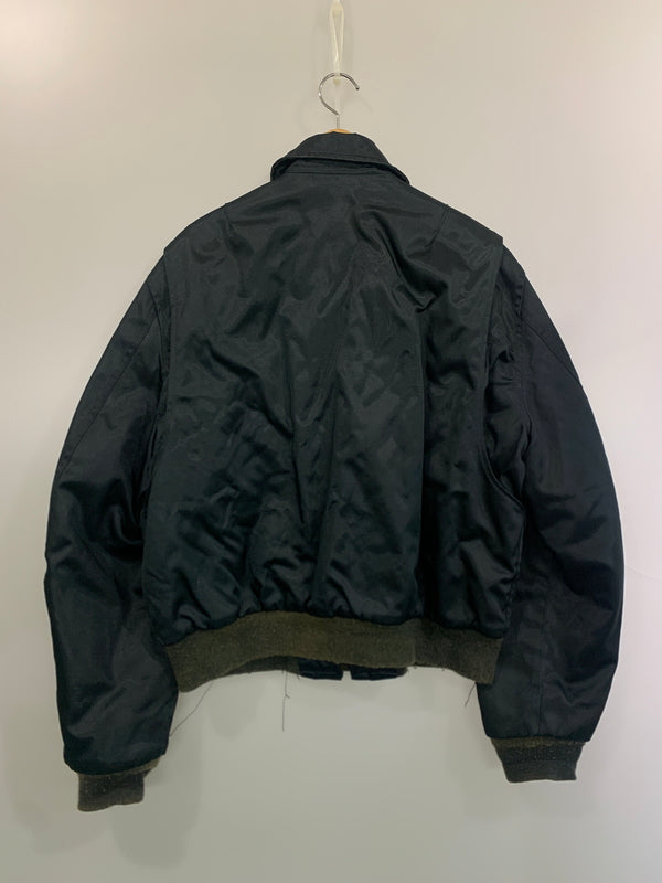 【現状渡し品】【メンズ】 SPIEWAK スピワック CWU-55 USA製 FLIGHT JACKET フライトジャケット アウター 146-260619-jt-32-min サイズ：M カラー：ブラック 万代Net店