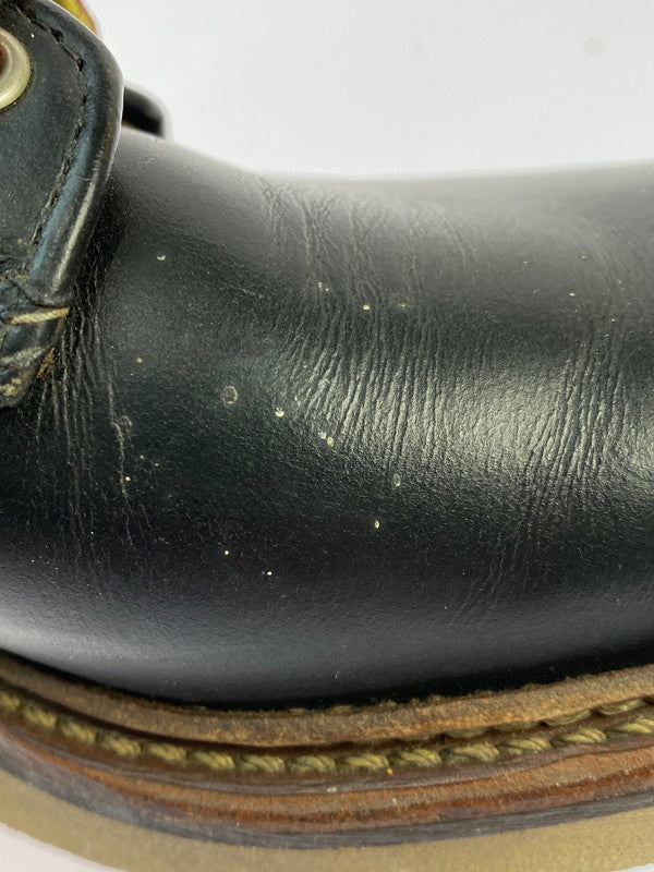 【中古品】【メンズ】 RED WING レッドウィング WORK OXFORD ROUND TOE D8002 ワーク オックスフォード ラウンド トゥ 靴 シューズ 164-260428-KS-23-min サイズ：24.5cm US6 1/2 カラー：ブラック 万代Net店