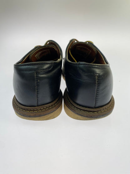 【中古品】【メンズ】 RED WING レッドウィング WORK OXFORD ROUND TOE D8002 ワーク オックスフォード ラウンド トゥ 靴 シューズ 164-260428-KS-23-min サイズ：24.5cm US6 1/2 カラー：ブラック 万代Net店