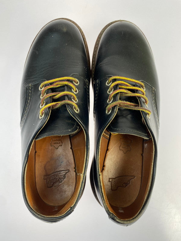 【中古品】【メンズ】 RED WING レッドウィング WORK OXFORD ROUND TOE D8002 ワーク オックスフォード ラウンド トゥ 靴 シューズ 164-260428-KS-23-min サイズ：24.5cm US6 1/2 カラー：ブラック 万代Net店