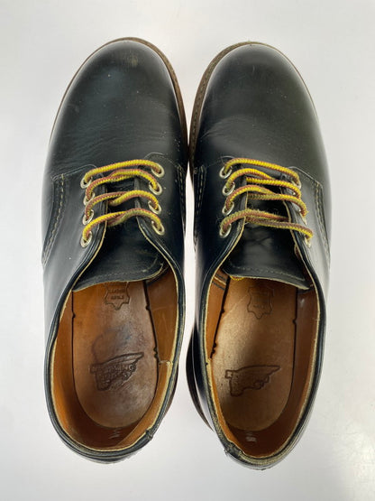 【中古品】【メンズ】 RED WING レッドウィング WORK OXFORD ROUND TOE D8002 ワーク オックスフォード ラウンド トゥ 靴 シューズ 164-260428-KS-23-min サイズ：24.5cm US6 1/2 カラー：ブラック 万代Net店
