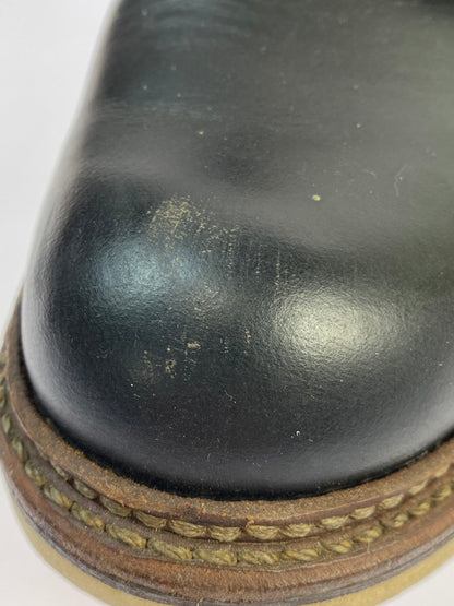 【中古品】【メンズ】 RED WING レッドウィング WORK OXFORD ROUND TOE D8002 ワーク オックスフォード ラウンド トゥ 靴 シューズ 164-260428-KS-23-min サイズ：24.5cm US6 1/2 カラー：ブラック 万代Net店