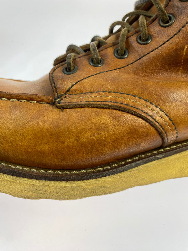 【現状渡し品】【メンズ】 RED WING レッドウィング CLASSIC MOC 875 6-INCH クラシックモック 靴 シューズ ブーツ 164-260430-KS-21-min サイズ：8E カラー：ブラウン 万代Net店