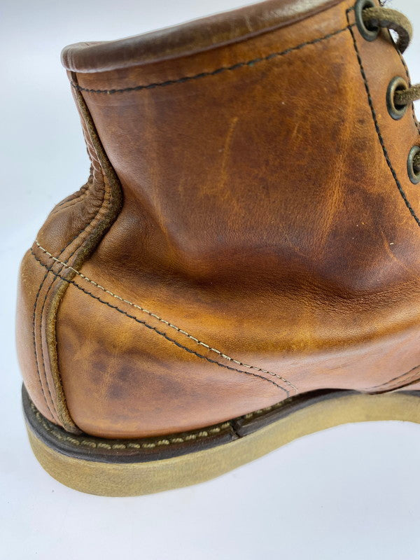 【現状渡し品】【メンズ】 RED WING レッドウィング CLASSIC MOC 875 6-INCH クラシックモック 靴 シューズ ブーツ 164-260430-KS-21-min サイズ：8E カラー：ブラウン 万代Net店
