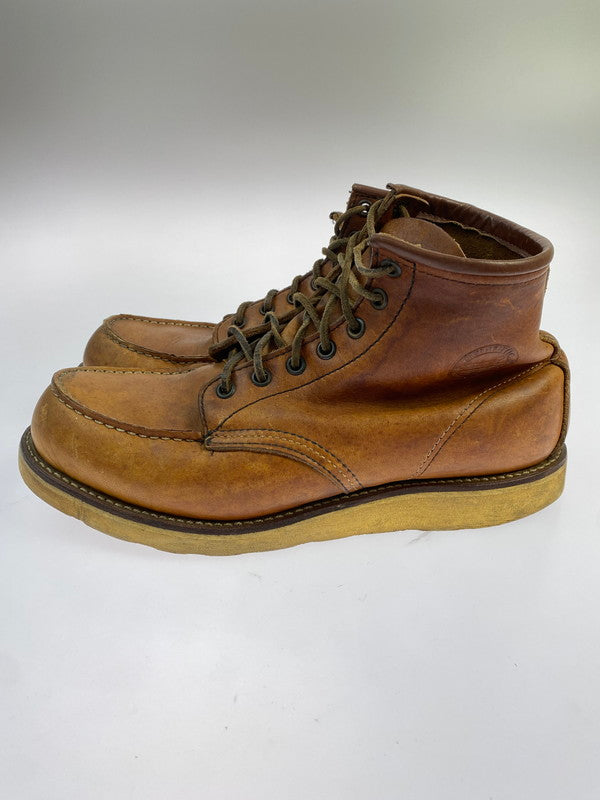 【現状渡し品】【メンズ】 RED WING レッドウィング CLASSIC MOC 875 6-INCH クラシックモック 靴 シューズ ブーツ 164-260430-KS-21-min サイズ：8E カラー：ブラウン 万代Net店