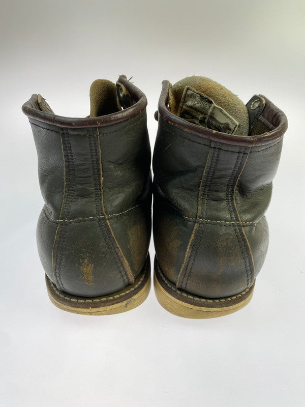 【現状渡し品】【メンズ】 RED WING レッドウィング 新 四角犬タグ 90S後期 USA製 アイリッシュセッター 1990年代後半 靴 シューズ ブーツ 164-260430-KS-19-min サイズ：7 カラー：ブラウン 万代Net店