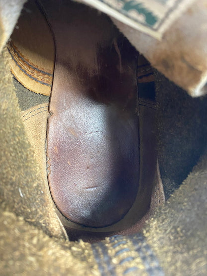 【現状渡し品】【メンズ】 RED WING レッドウィング 新 四角犬タグ 90S後期 USA製 アイリッシュセッター 1990年代後半 靴 シューズ ブーツ 164-260430-KS-19-min サイズ：7 カラー：ブラウン 万代Net店