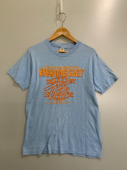【中古品】【メンズ】 世良公則＆TWIST 70S WINNING SHOT"LAST TOUR TEE 70年代 半袖Tシャツ メンズ トップス 146-260505-em-42-min サイズ：M カラー：ライトブルー 万代Net店