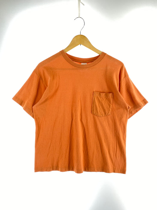 【中古品】【メンズ】 OLD GAP オールドギャップ 90S SOLID POCKET TEE 半袖Tシャツ ショートスリーブ ヴィンテージ 146-260718-AS-48-min サイズ：XXL カラー：オレンジ 万代Net店