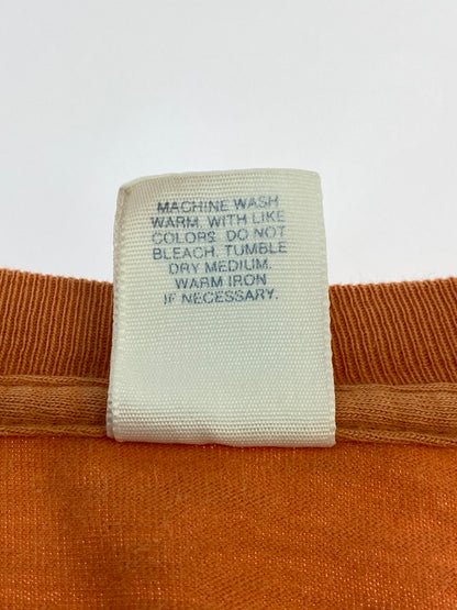 【中古品】【メンズ】 OLD GAP オールドギャップ 90S SOLID POCKET TEE 半袖Tシャツ ショートスリーブ ヴィンテージ 146-260718-AS-48-min サイズ：XXL カラー：オレンジ 万代Net店
