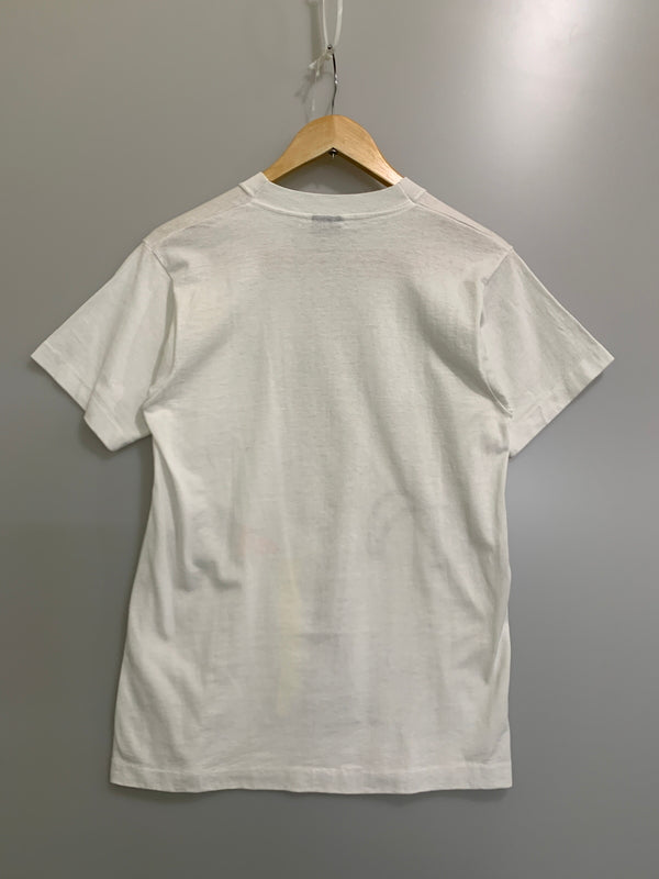 【中古品】【メンズ】 LESLIE ARWIN レズリー・アーウィン 90S DOCTOR COAT TEE 90S DOCTOR COAT TEE 90年代 ドクター・コート Tシャツ メンズ トラックトップ半袖 146-260505-em-43-min サイズ：M カラー：ホワイト 万代Net店