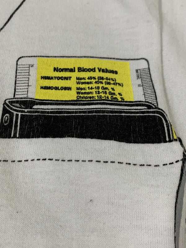 【中古品】【メンズ】 LESLIE ARWIN レズリー・アーウィン 90S DOCTOR COAT TEE 90S DOCTOR COAT TEE 90年代 ドクター・コート Tシャツ メンズ トラックトップ半袖 146-260505-em-43-min サイズ：M カラー：ホワイト 万代Net店