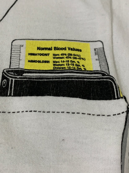 【中古品】【メンズ】 LESLIE ARWIN レズリー・アーウィン 90S DOCTOR COAT TEE 90S DOCTOR COAT TEE 90年代 ドクター・コート Tシャツ メンズ トラックトップ半袖 146-260505-em-43-min サイズ：M カラー：ホワイト 万代Net店