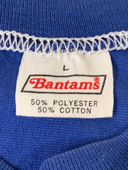 【中古品】【メンズ】 BANTAMS バンタムズ 70S FOOTBALL SHIRT 70年代 フットボールシャツ メンズ 半袖 Tシャツ 146-260505-em-41-min サイズ：L カラー：ブルー 万代Net店