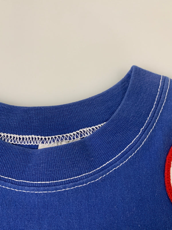 【中古品】【メンズ】 BANTAMS バンタムズ 70S FOOTBALL SHIRT 70年代 フットボールシャツ メンズ 半袖 Tシャツ 146-260505-em-41-min サイズ：L カラー：ブルー 万代Net店