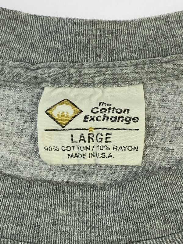 【中古品】【メンズ】 COTTON EXCHANGE コットン エクスチェンジ 90S IDAHO TEE 90年代 アイダホ ティー 半袖 ショートスリーブ Tシャツ 146-260724-hu-32-min サイズ：L カラー：グレー 万代Net店