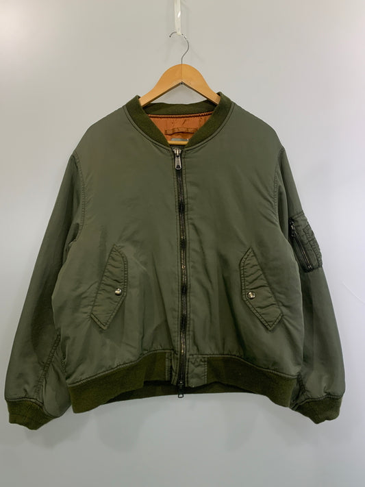 【中古品】【メンズ】 UNIVERSAL STYLE WEAR ユニバーサル スタイル ウエア 653201 VINTAGE STYLE MA-1 TYPE ヴィンテージスタイル フライトジャケット アウター 147-260619-jt-31-min サイズ：XL カラー：オリーブ 万代Net店
