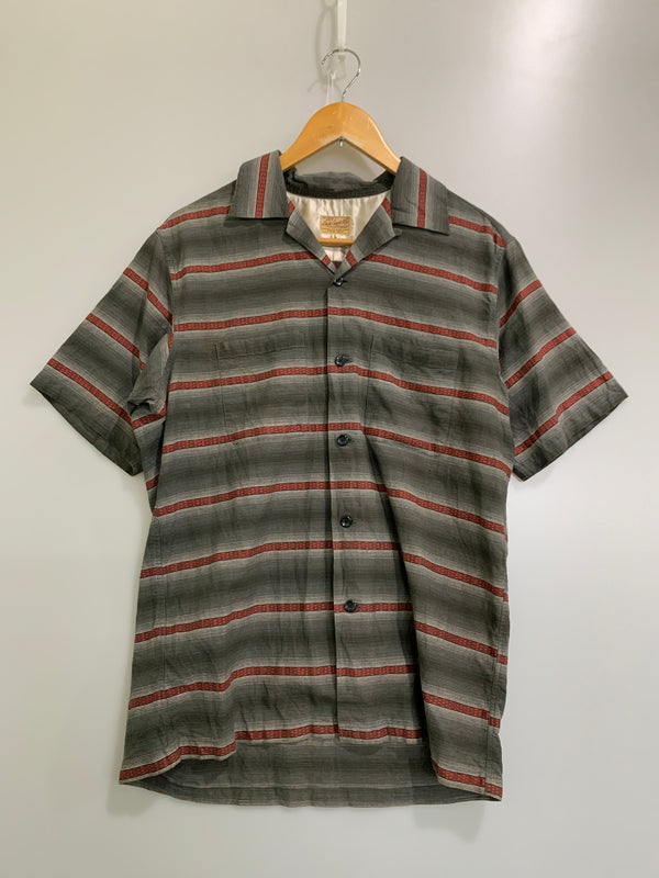 【中古品】【メンズ】 東洋エンタープライズ STYLE EYES S S COTTON SHIRT SE32796 スタイル アイズ 半袖 コットン シャツ メンズ トップス 145-260505-em-51-min サイズ：L カラー：グレー系 万代Net店