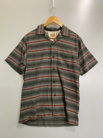 【中古品】【メンズ】 東洋エンタープライズ STYLE EYES S S COTTON SHIRT SE32796 スタイル アイズ 半袖 コットン シャツ メンズ トップス 145-260505-em-51-min サイズ：L カラー：グレー系 万代Net店