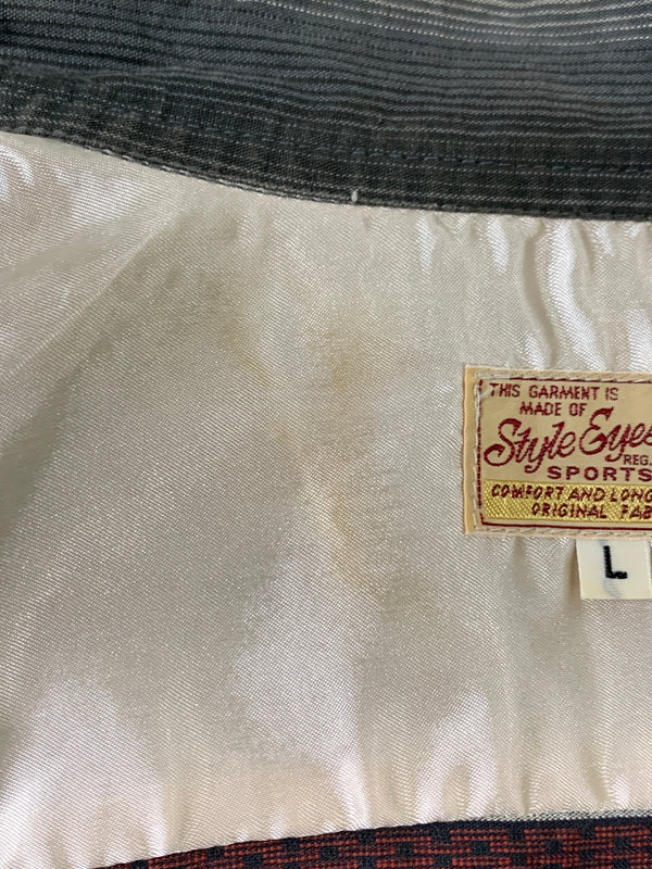 【中古品】【メンズ】 東洋エンタープライズ STYLE EYES S S COTTON SHIRT SE32796 スタイル アイズ 半袖 コットン シャツ メンズ トップス 145-260505-em-51-min サイズ：L カラー：グレー系 万代Net店