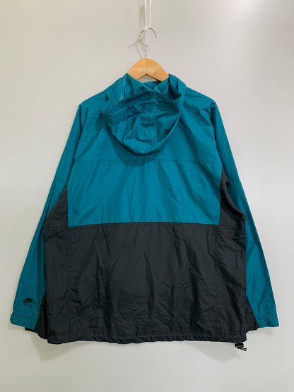 【中古品】【メンズ】 NIKE ACG ナイキ エーシージー 90-00’s ANORAK JACKET 90-00年代 アノラックジャケット アウター 146-260522-SH-17-min サイズ：M カラー：ターコイズブルー/ブラック 万代Net店
