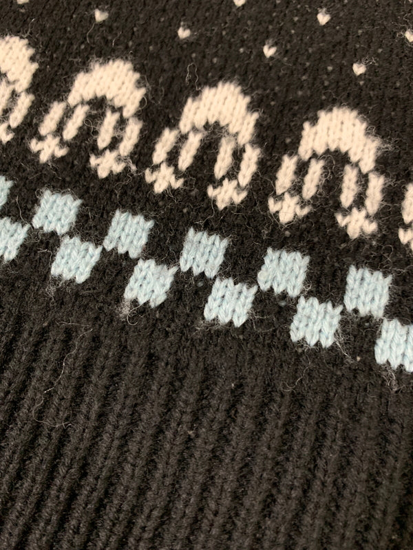 【中古品】【メンズ】 NEIGHBORHOOD ネイバーフッド CARIBOU AW-KNIT.LS カリブー ニット ロングスリーブ セーター メンズ トップス 142-260505-em-45-min サイズ：M カラー：ブラック系 万代Net店