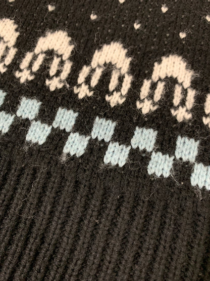【中古品】【メンズ】 NEIGHBORHOOD ネイバーフッド CARIBOU AW-KNIT.LS カリブー ニット ロングスリーブ セーター メンズ トップス 142-260505-em-45-min サイズ：M カラー：ブラック系 万代Net店