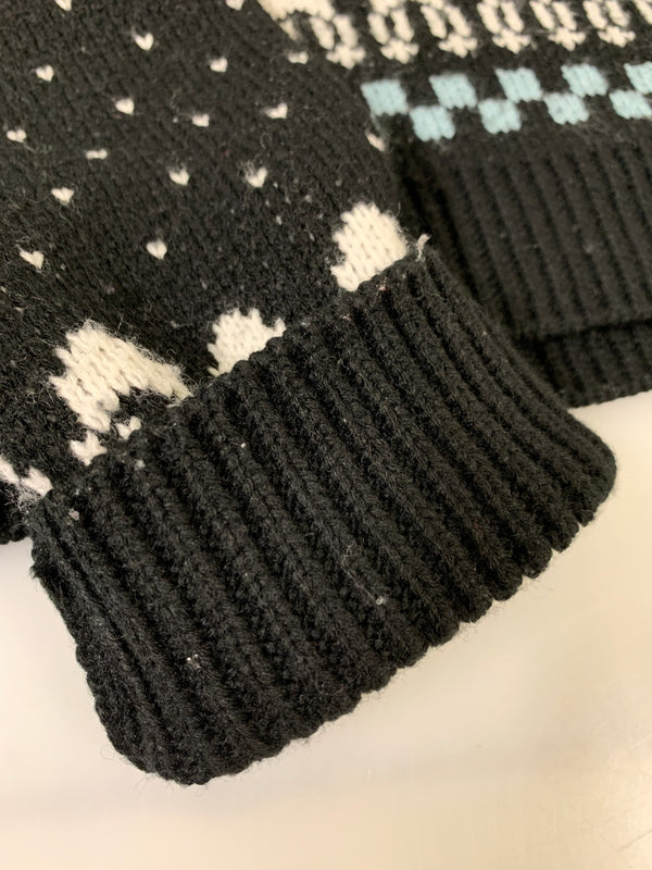 【中古品】【メンズ】 NEIGHBORHOOD ネイバーフッド CARIBOU AW-KNIT.LS カリブー ニット ロングスリーブ セーター メンズ トップス 142-260505-em-45-min サイズ：M カラー：ブラック系 万代Net店