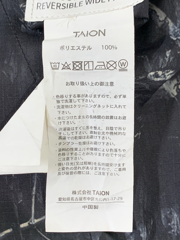 【中古品】【メンズ】 TAION タイオンノーダウン ミリタリー リバーシブル ワイドパンツ TAION-R139NDML-1 メンズ ボトムス リバーシブル 155-260505-em-33-min サイズ：L カラー：ブラック系/オリーブ 万代Net店